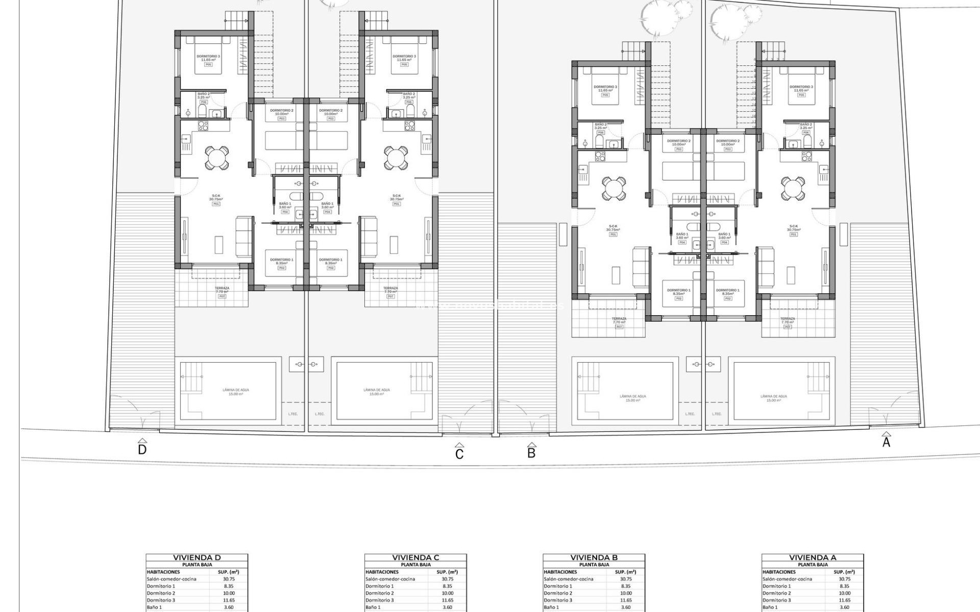 Nýbygging - Semidetached - Mazarron