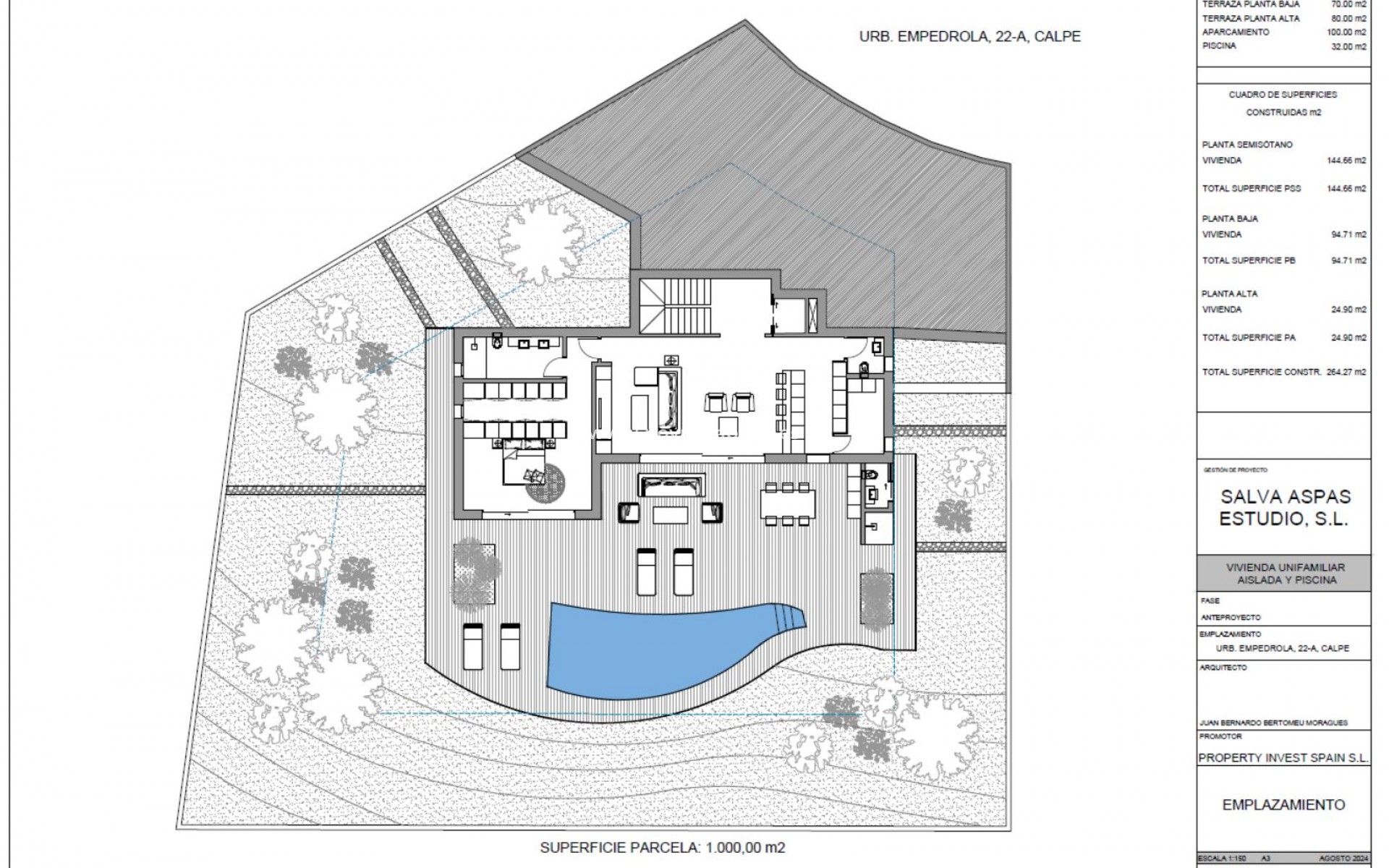 Revente - Villa - Calpe - Empedrola
