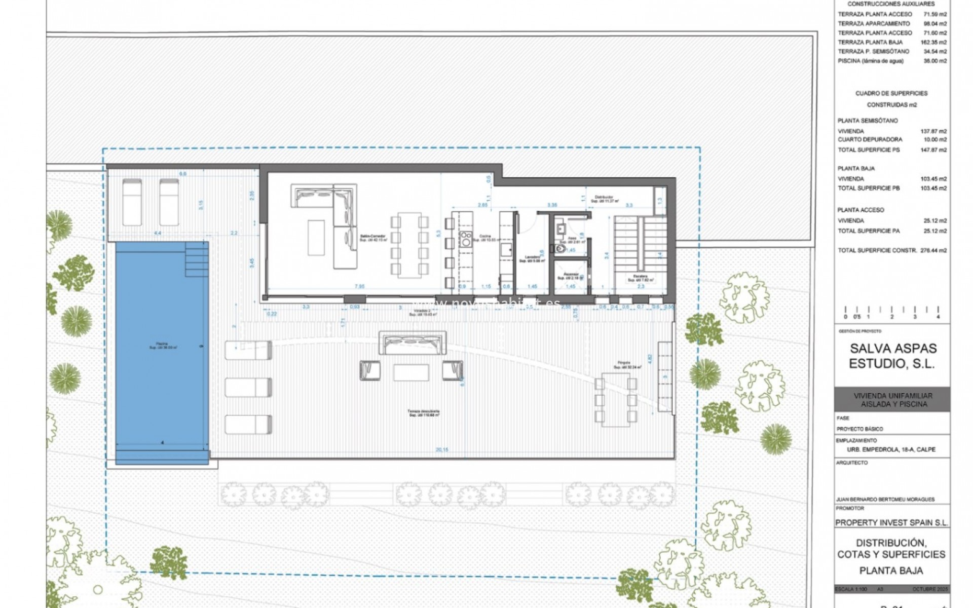 Revente - Villa - Calpe - Empedrola