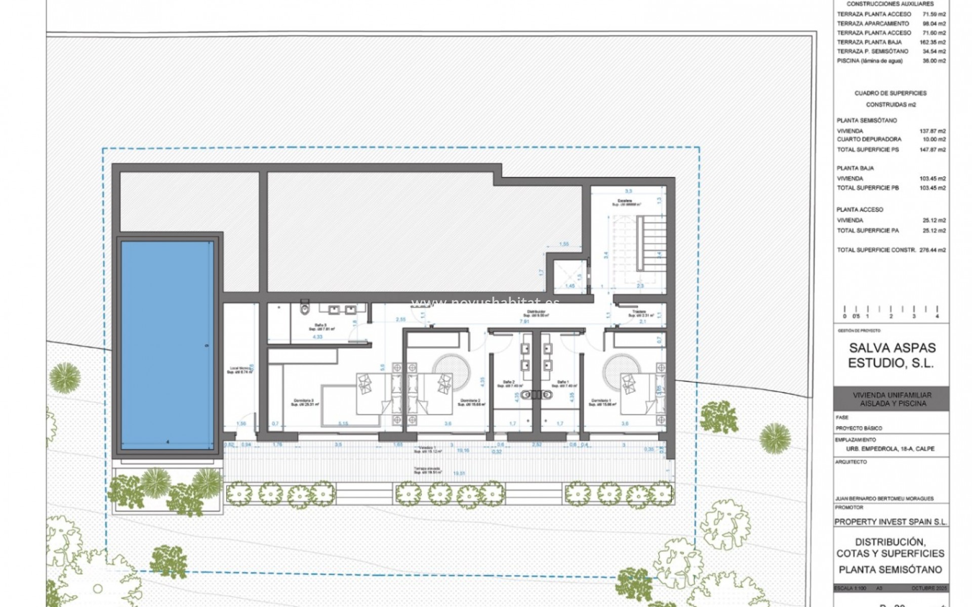Revente - Villa - Calpe - Empedrola