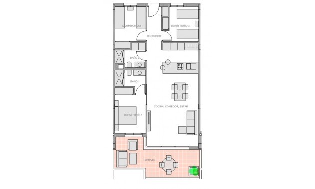 Nouvelle construction -  Appartement - Guardamar del Segura - El Raso