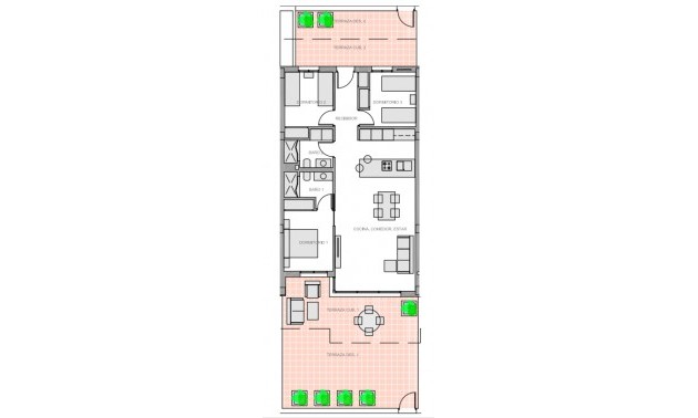 Nouvelle construction -  Appartement - Guardamar del Segura - El Raso